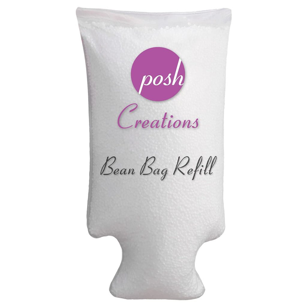 Bean Bag Refill Single Pack White with EZ-Pour Zipper Spout J233