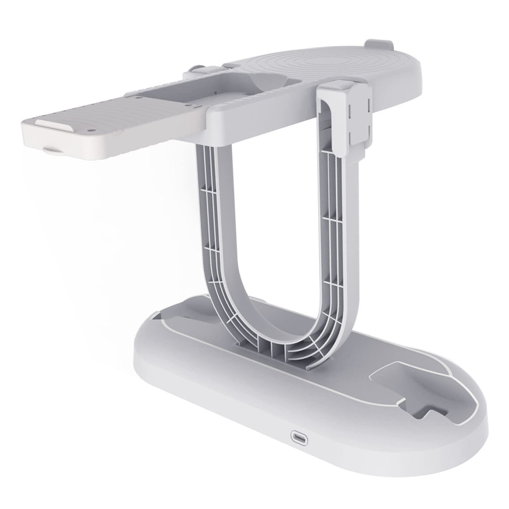 White Charging Station with Display Stand X193988