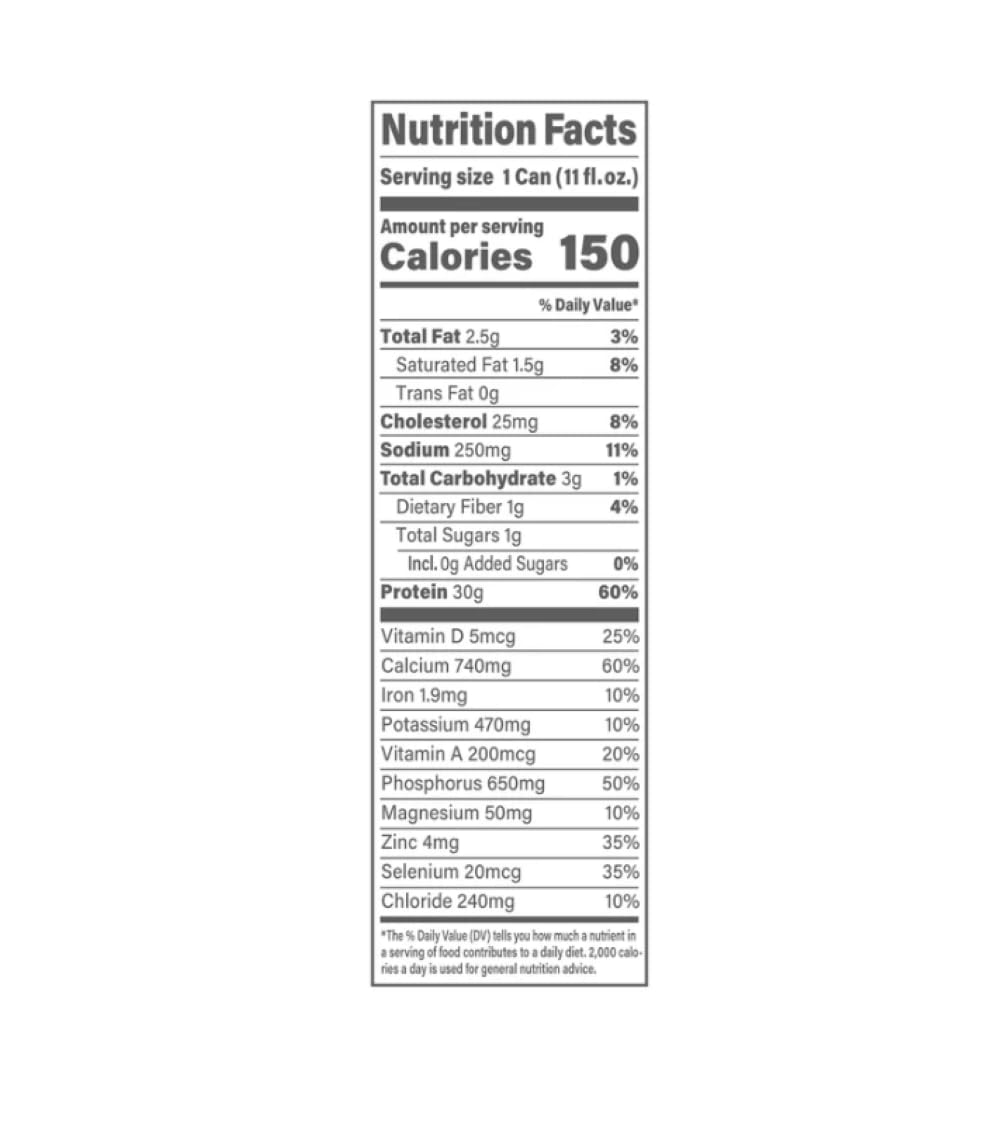 Chocolate Protein Milk Shake 30g Protein 15 Pack E9831