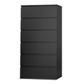 Black 6 Drawer Dresser O35489