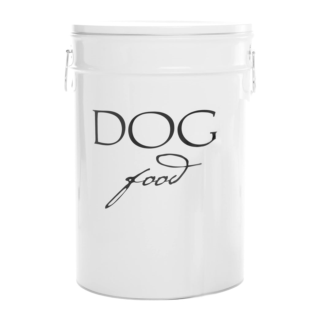 Large Airtight Stainless Steel Dog Food Storage Canister A164324