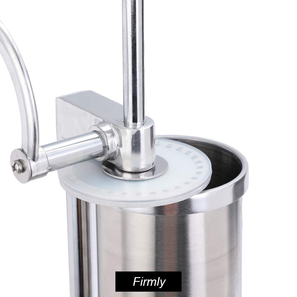 Stainless Steel Vertical Sausage Stuffer with 8 Stuffing Tubes U460378