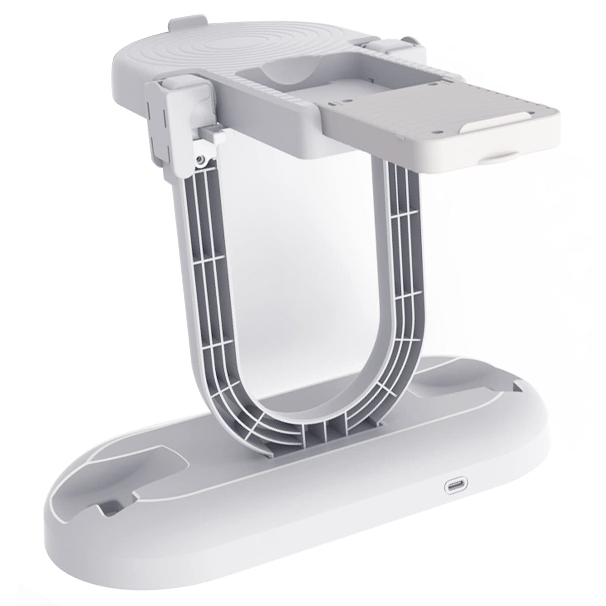 White Charging Station with Display Stand X193988
