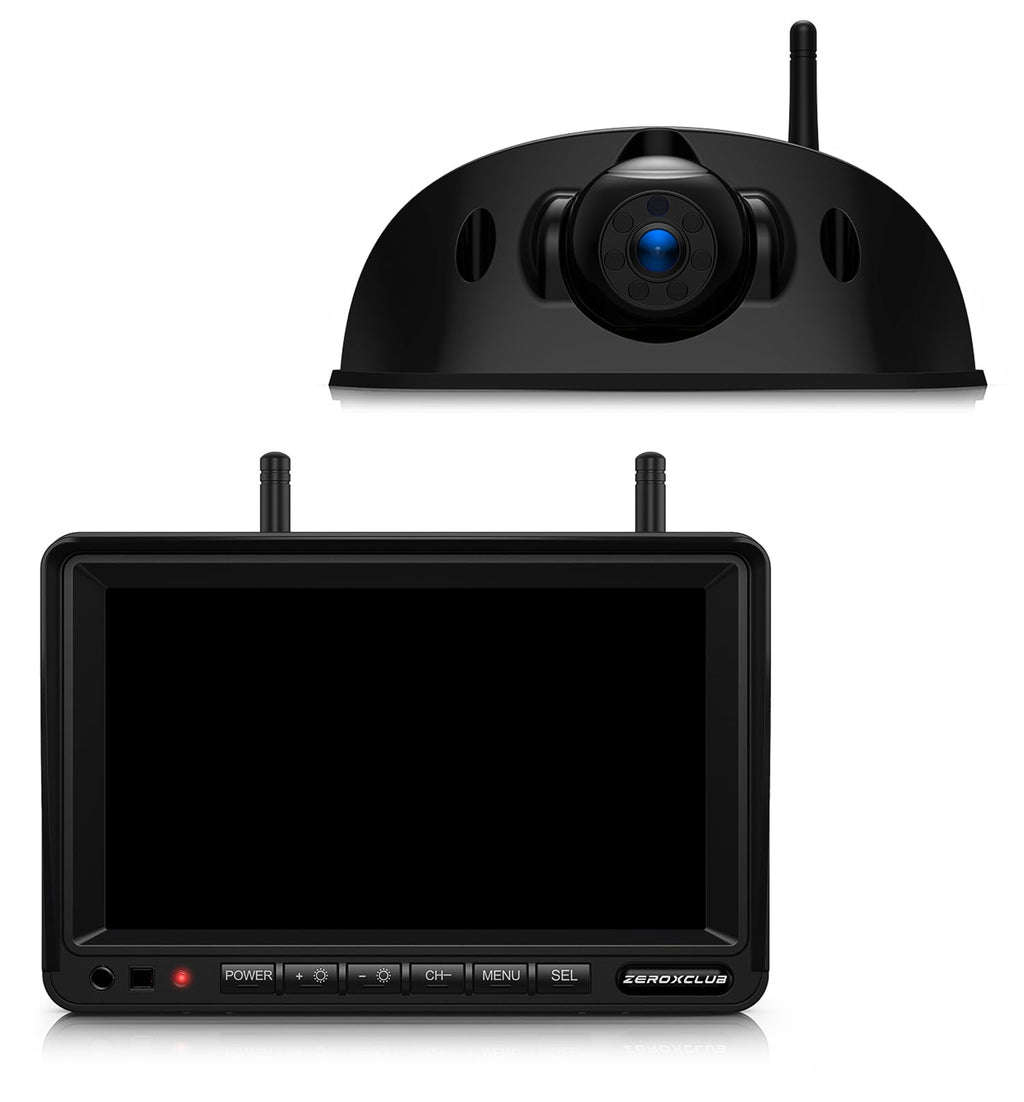 1080P 7" Wireless RV Backup Camera System with DVR Monitor N5538