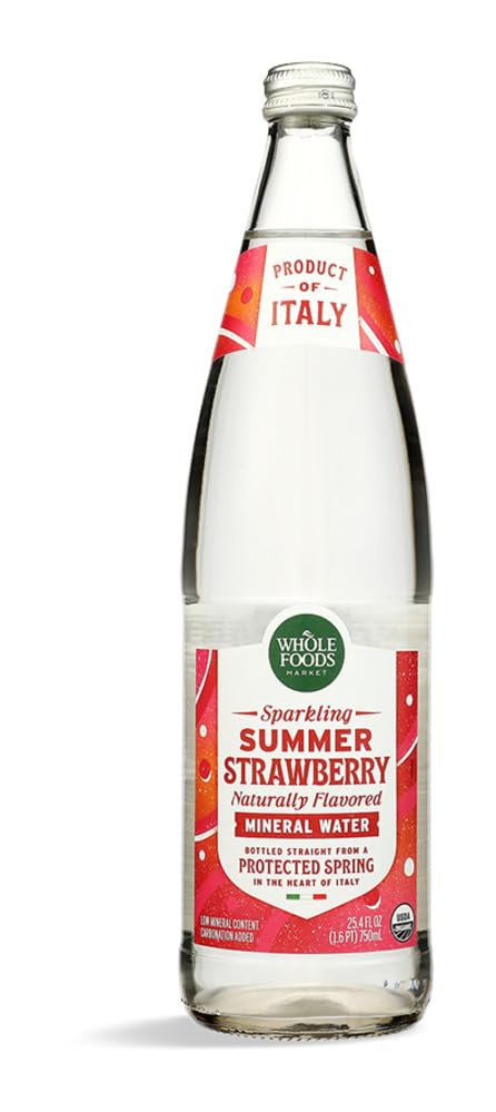 Organic Strawberry Italian Sparkling Mineral Water E669