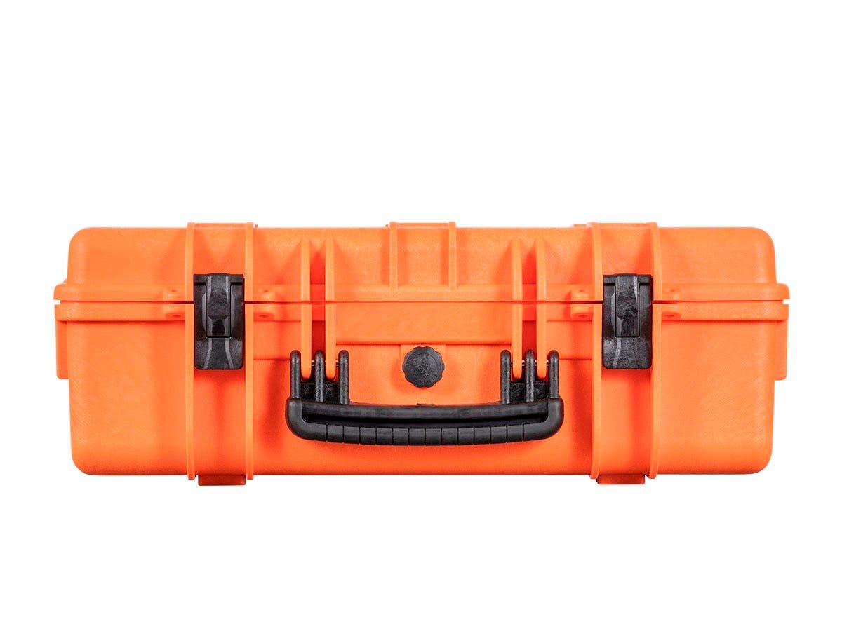 Weatherproof Hard Case with Customizable Foam, 22 x 14 x 8 Inches, Orange W1114
