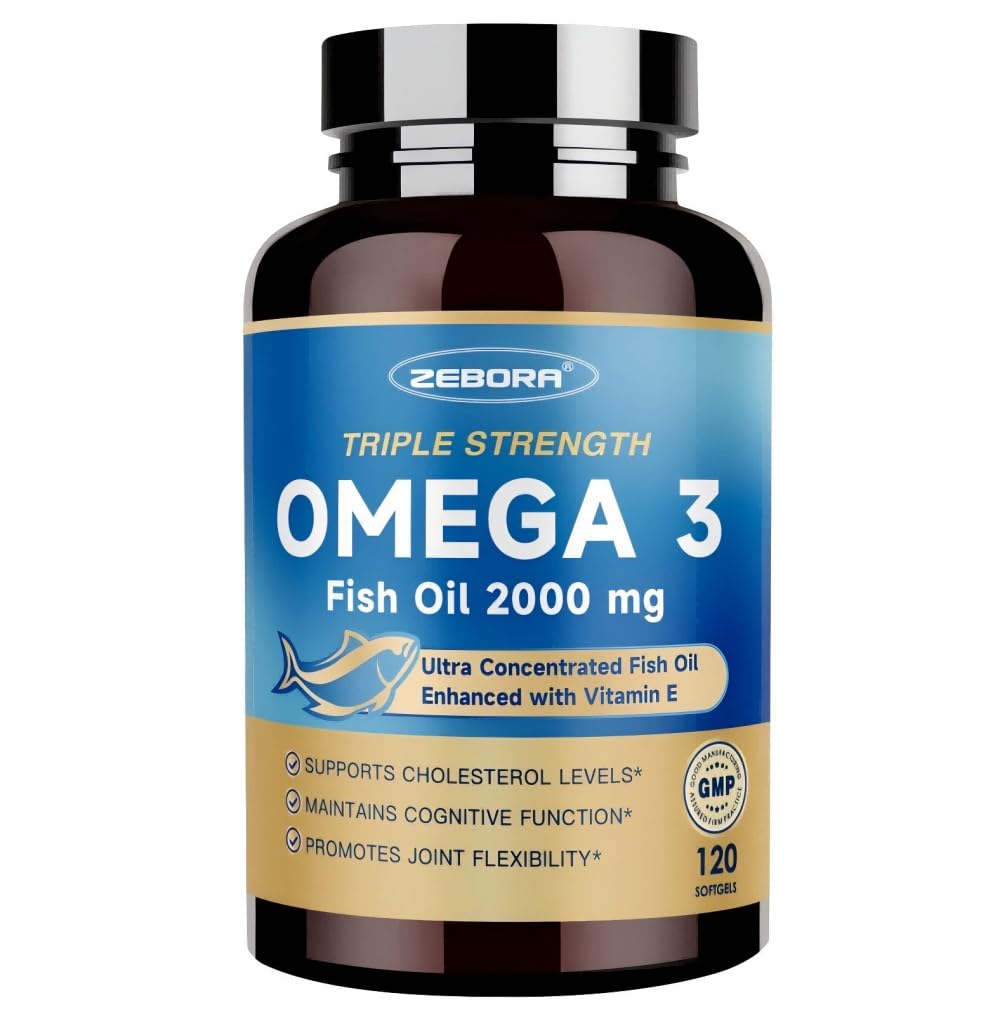 Omega-3 Fish Oil 2000mg 120 Softgels R9899
