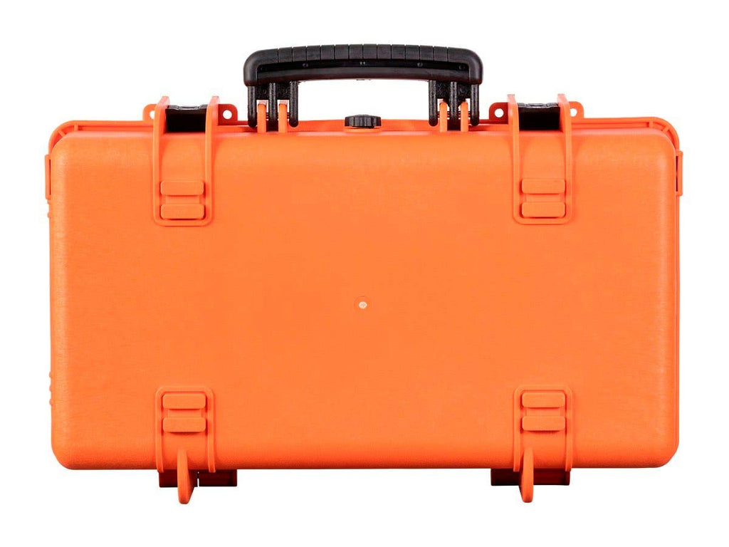 Weatherproof Hard Case with Customizable Foam, 22 x 14 x 8 Inches, Orange W1114