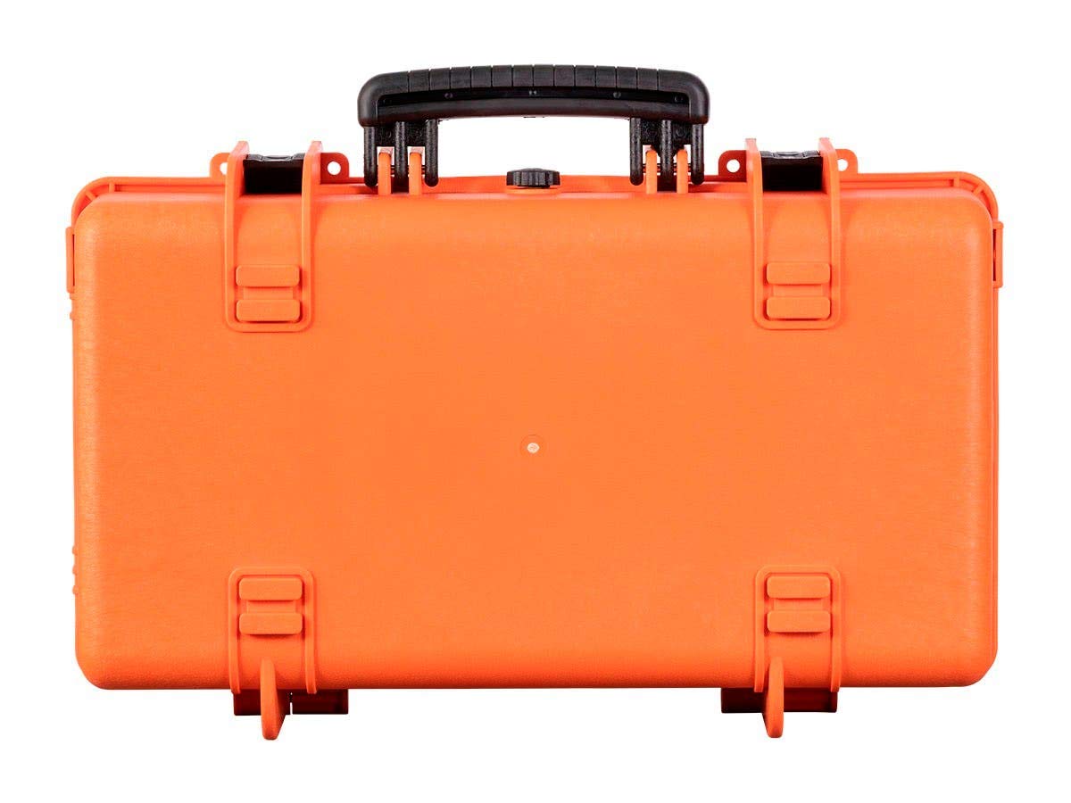 Weatherproof Hard Case with Customizable Foam, 22 x 14 x 8 Inches, Orange W1114