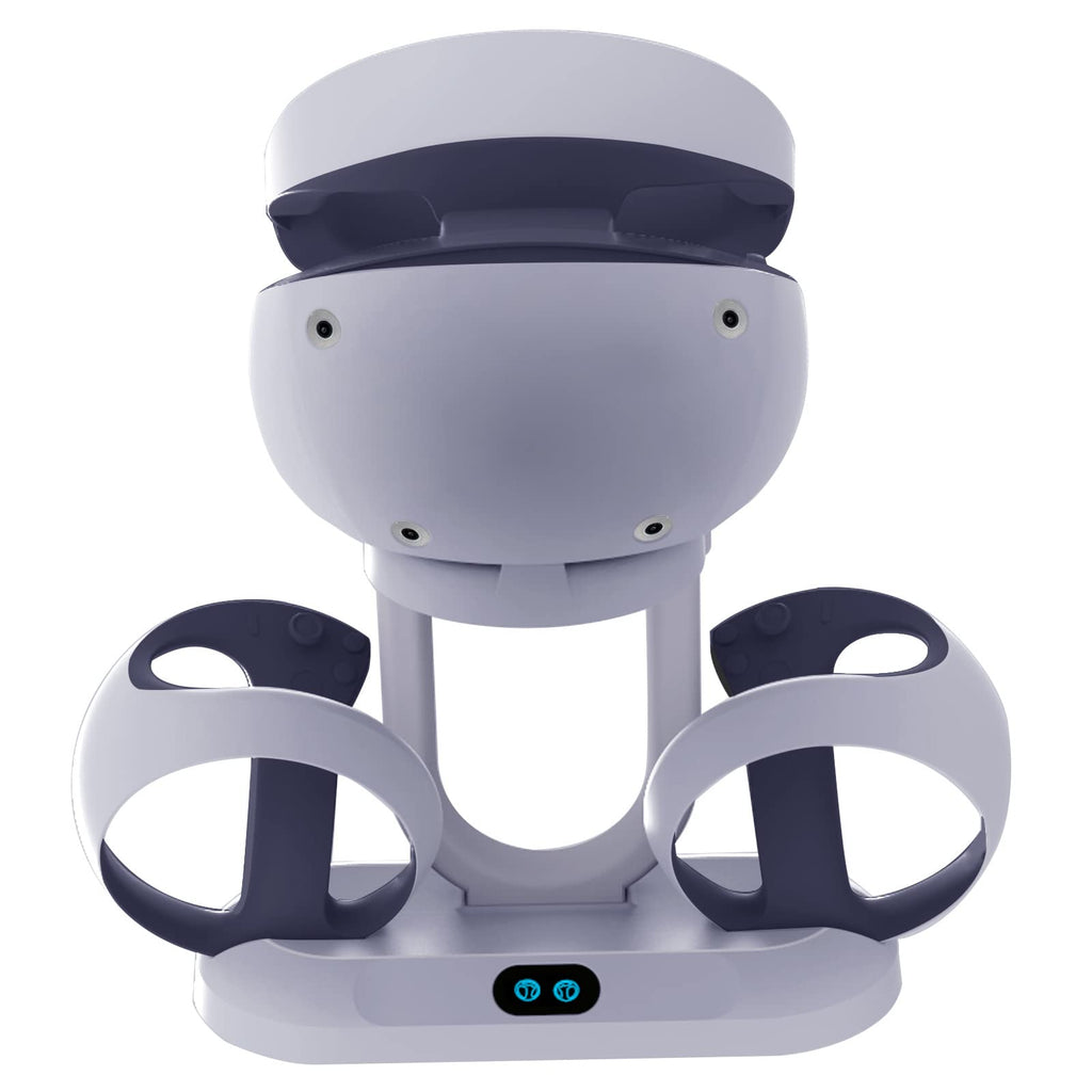 White Charging Station with Display Stand X193988