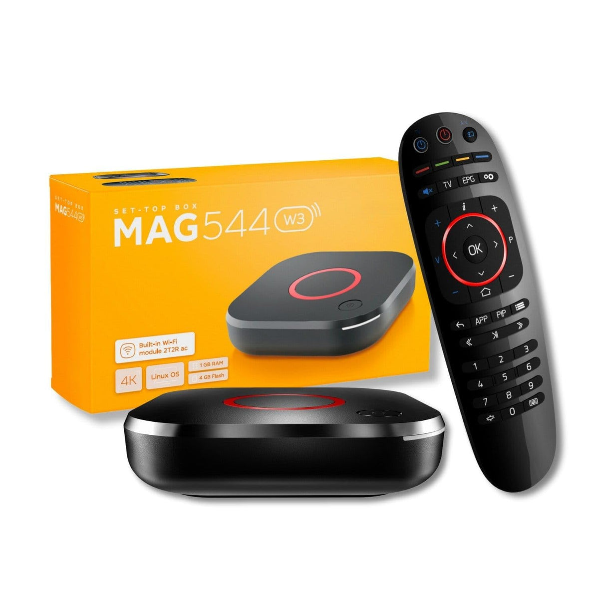 4K HDR TV Streaming Device with 1GB DDR4 RAM 4GB Flash Memory Dual-Band WiFi S19376