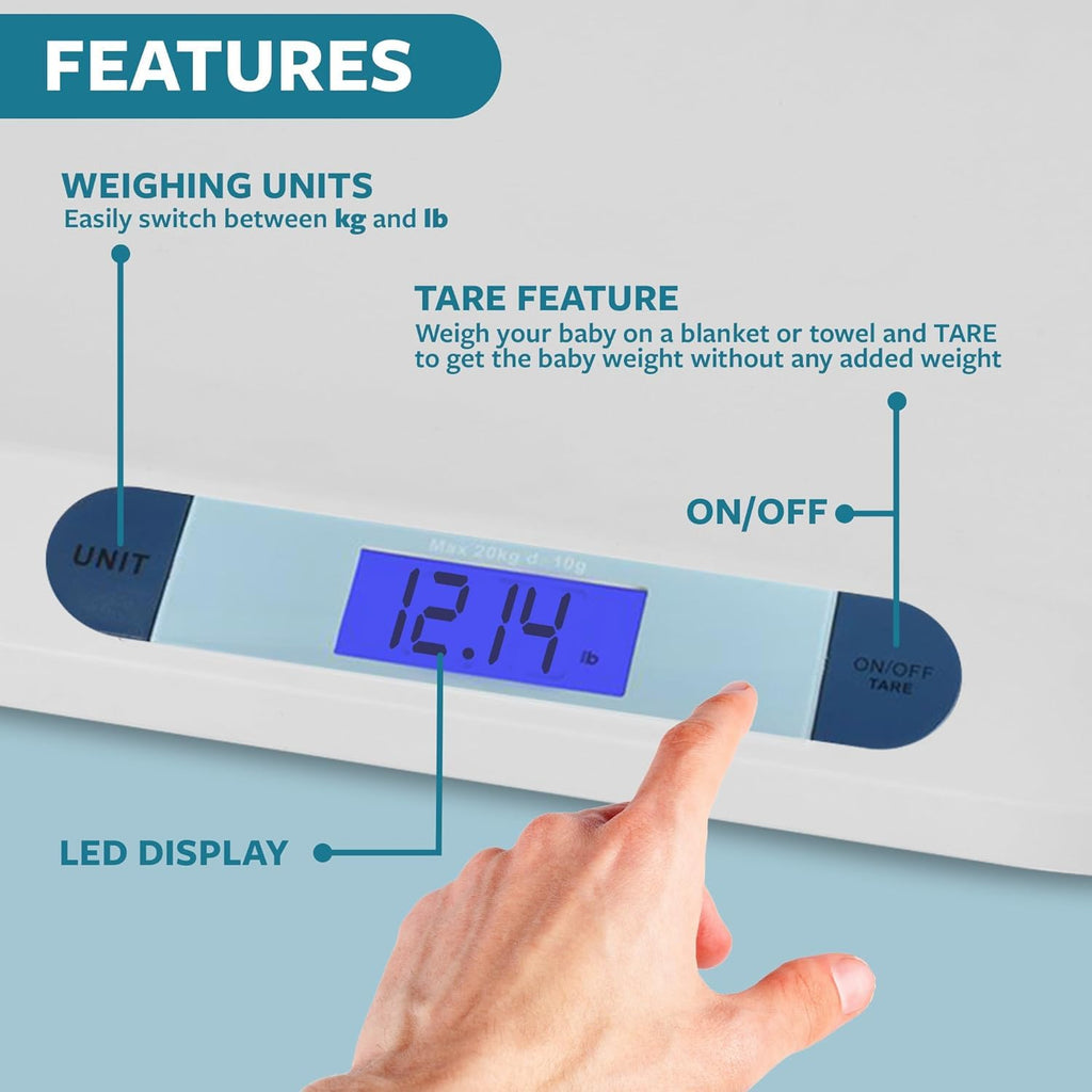 Baby & Pet Scale, 44 lb Capacity Q788