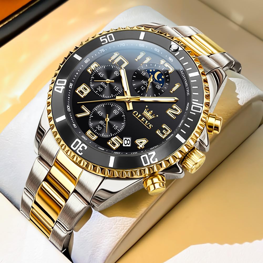 Mens Stainless Steel Waterproof Analog Watch T55292