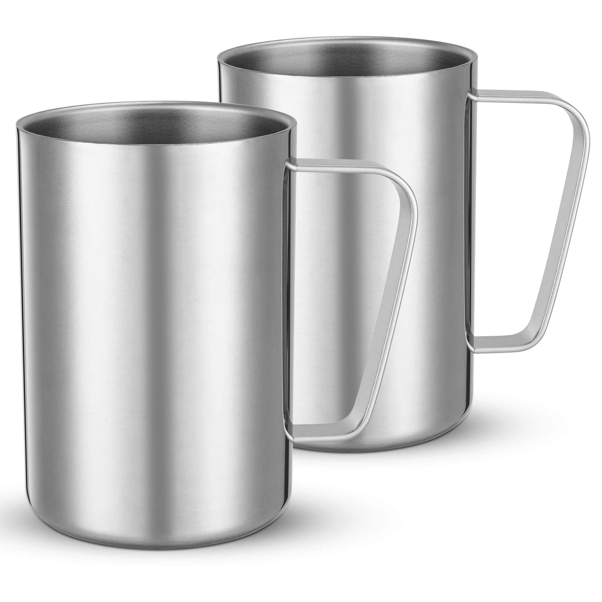 2 Pcs 16.9oz Stainless Steel Double Wall Vacuum Insulated Mug A842