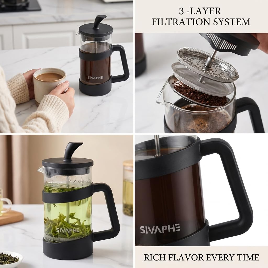 Small 12oz French Press Coffee Maker K917819