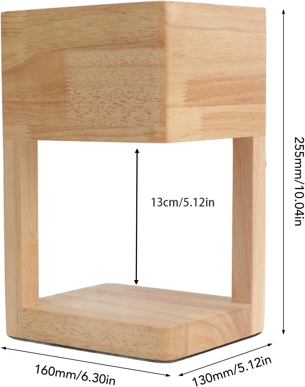 Wooden Candle Warmer Lamp with Timer and Auto Shut Off I9799
