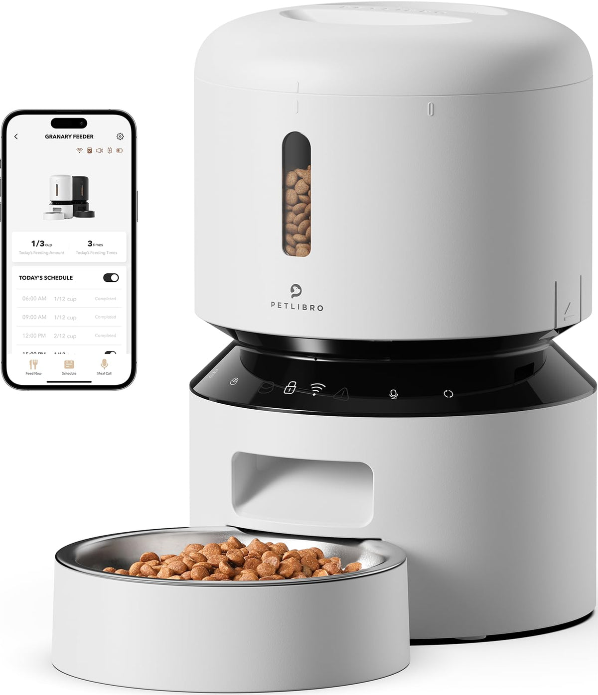 Automatic Cat Feeder 5G WiFi 3L White I7041