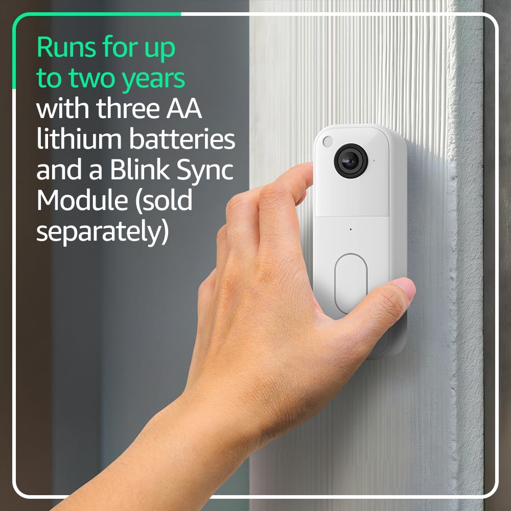 Blink Video Doorbell Add-On White X962