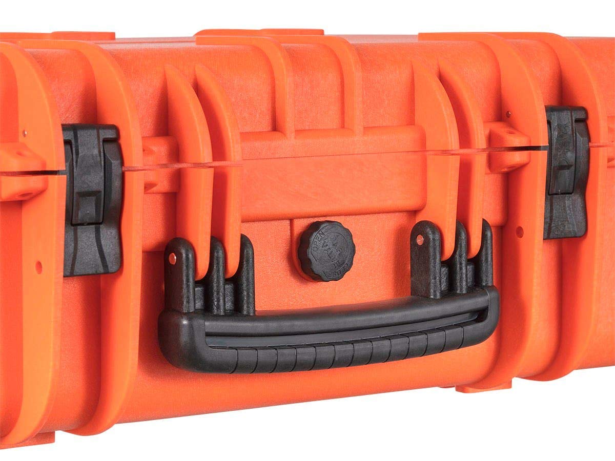 Weatherproof Hard Case with Customizable Foam, 22 x 14 x 8 Inches, Orange W1114