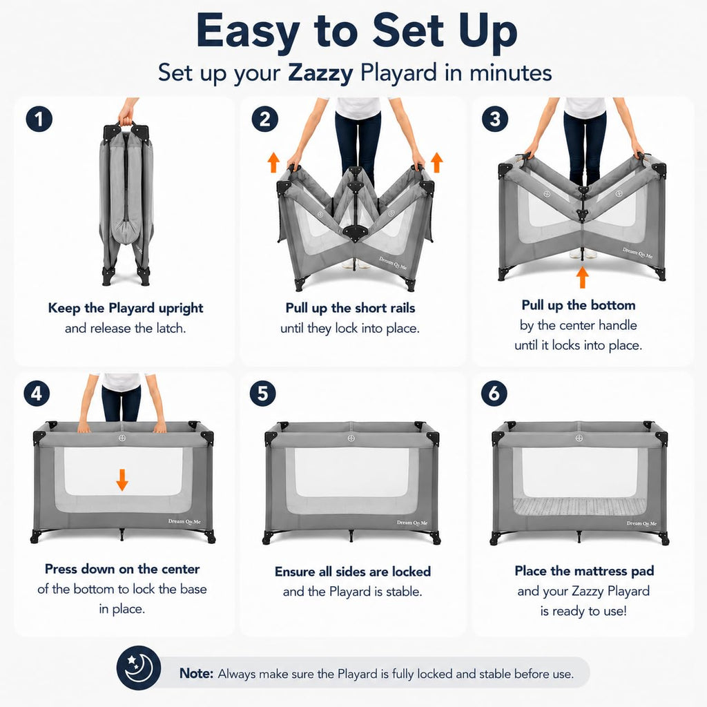 Portable Baby Playard with Bassinet P7492
