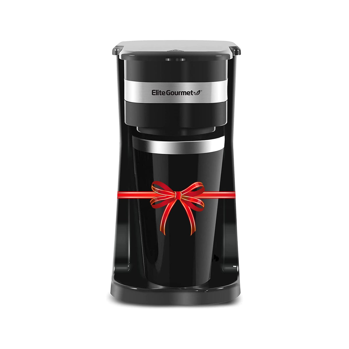 Single-Serve Coffee Maker with 14Oz Stainless Steel Travel Mug K9812