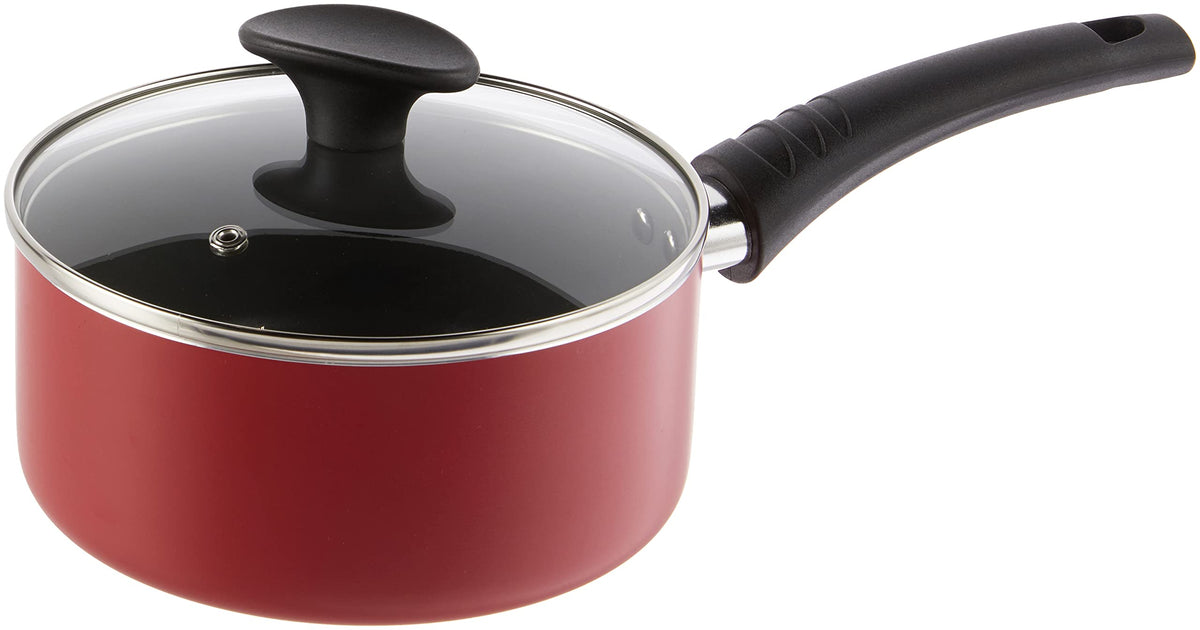 12 Piece Nonstick Red Cookware Set P65411