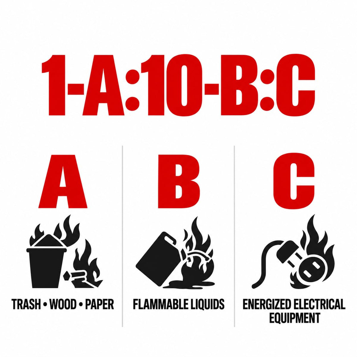 2.5 lb ABC Dry Chemical Fire Extinguishers 4-Pack Q88801