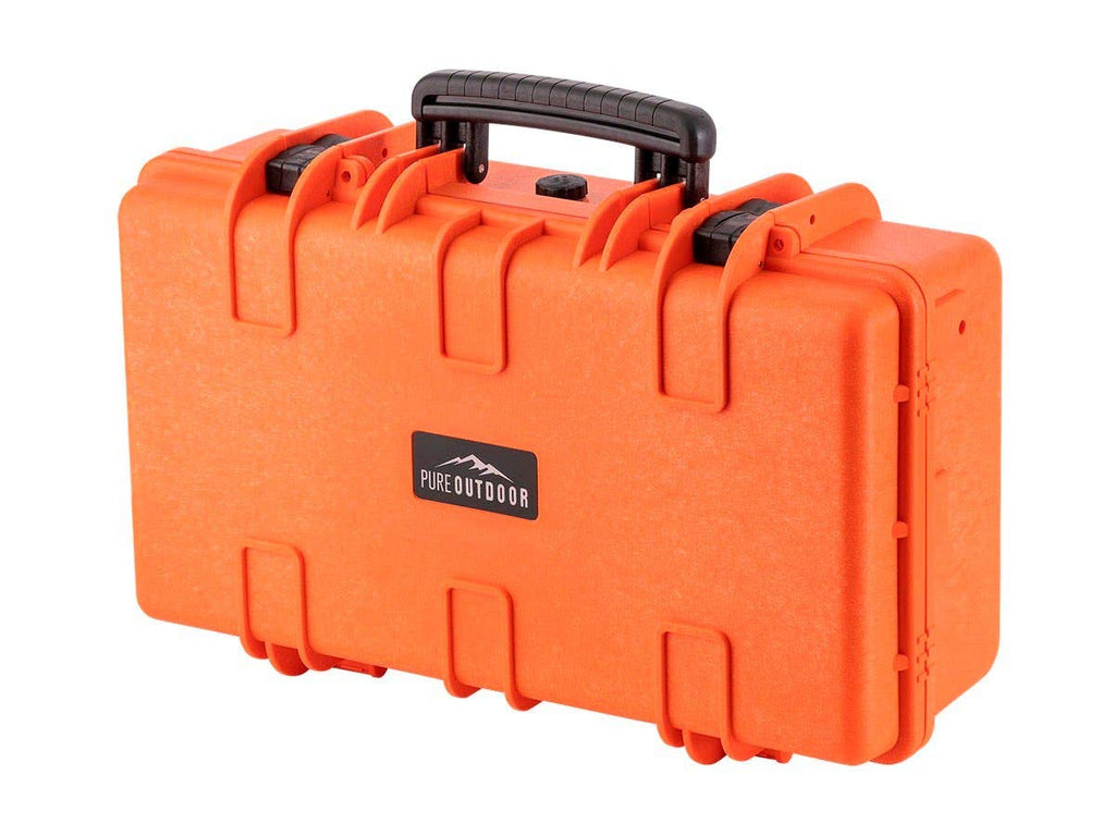 Weatherproof Hard Case with Customizable Foam, 22 x 14 x 8 Inches, Orange W1114