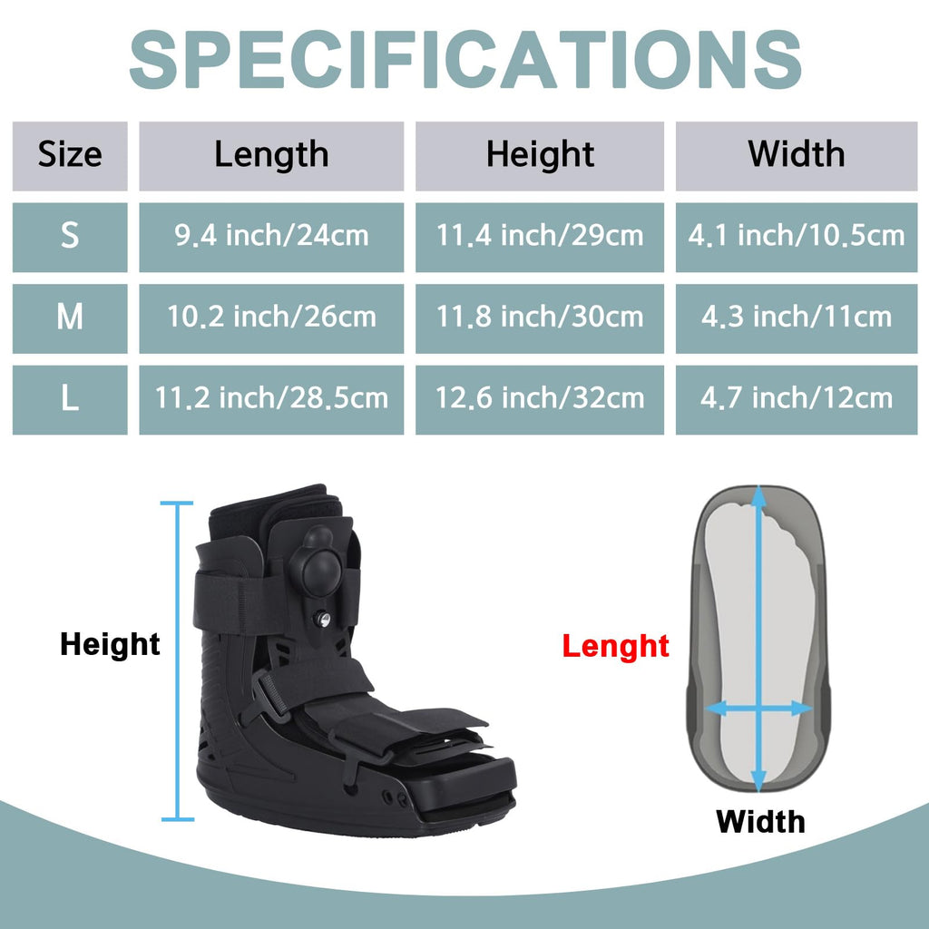 Short Inflatable Walking Boot V121