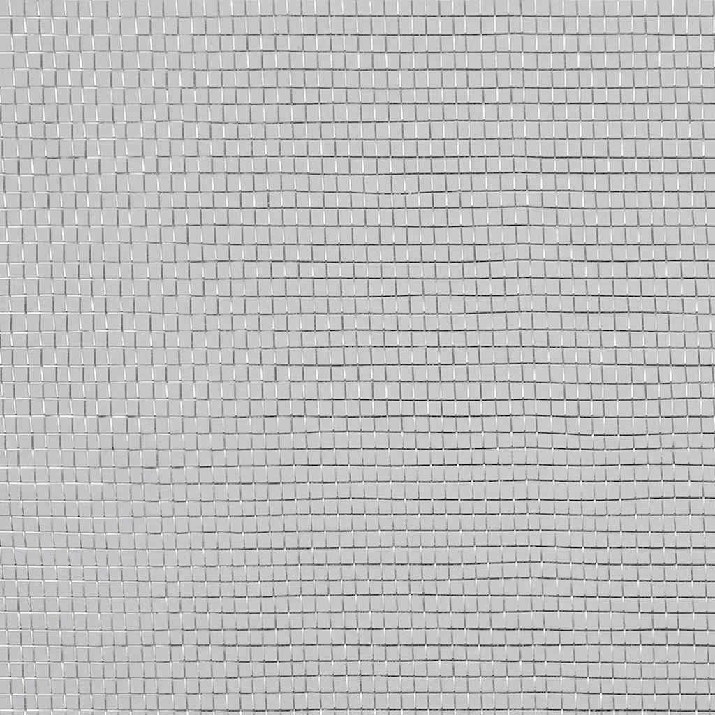 Aluminum Mesh Screen 39.4"x196.9" Silver J5076