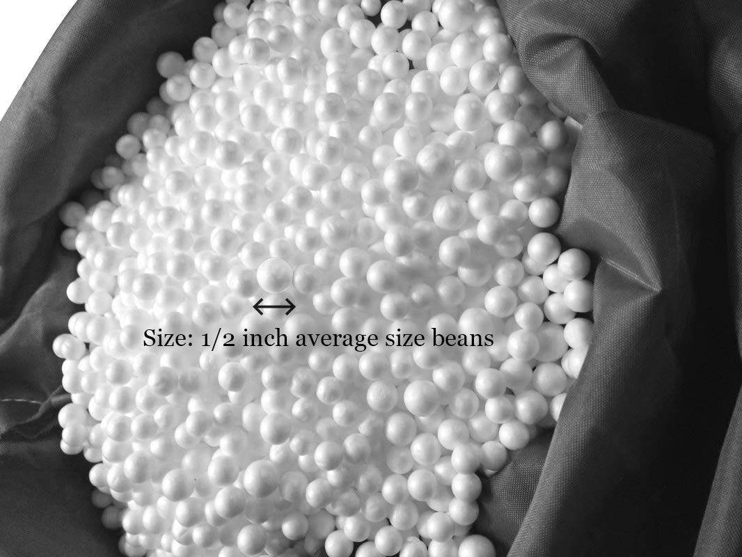 Bean Bag Refill Single Pack White with EZ-Pour Zipper Spout J233