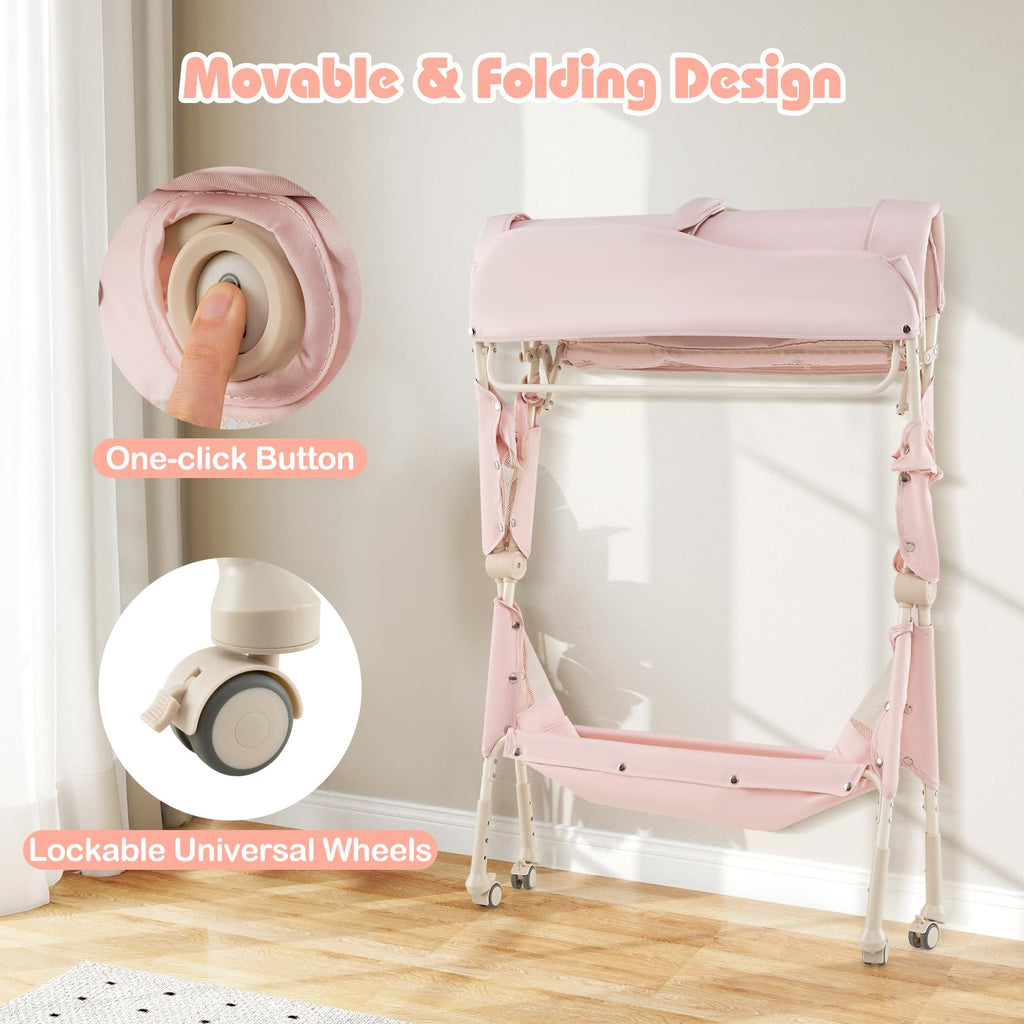 Portable Baby Changing Table with Wheels X966760