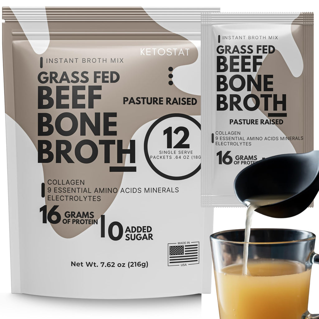 Bone Broth Packets 18g Protein 12 Ct E682