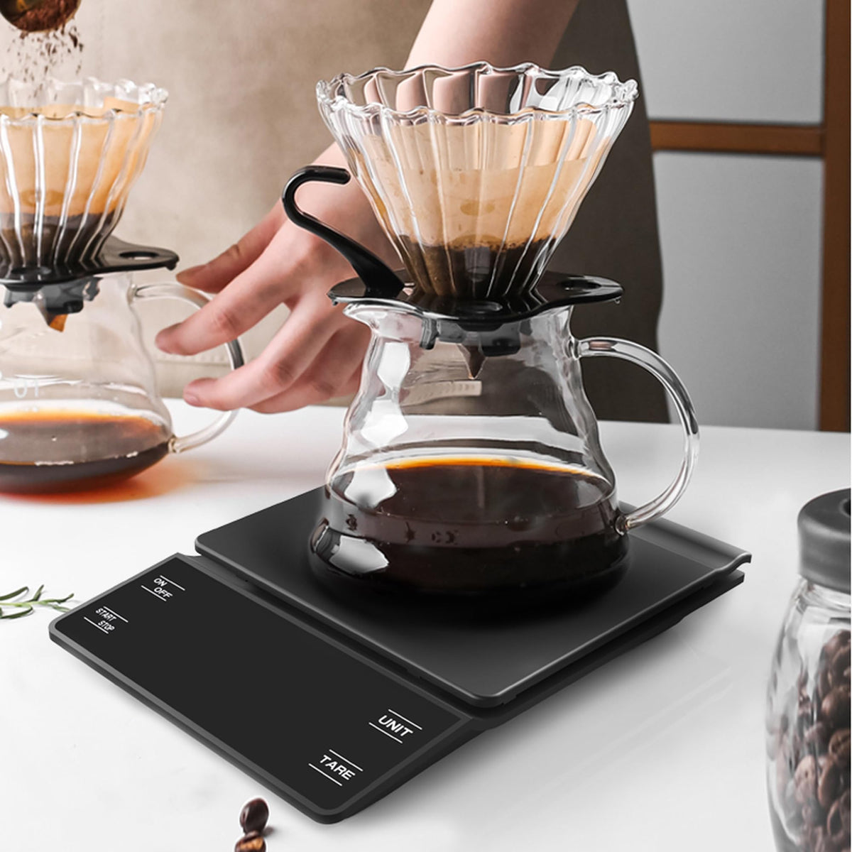 0.1g High Precision Coffee Scale with Timer W883026