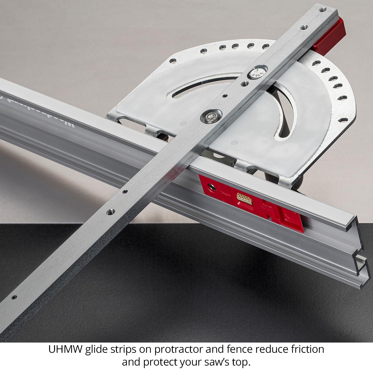Universal Table Saw Miter Gauge with Extendable Fence A135
