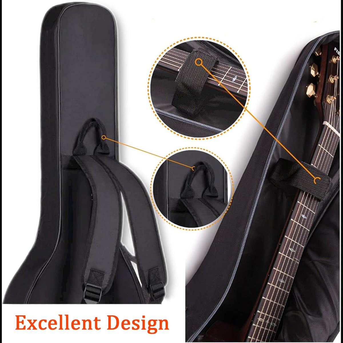 Bass Guitar Case Gig Bag U7782
