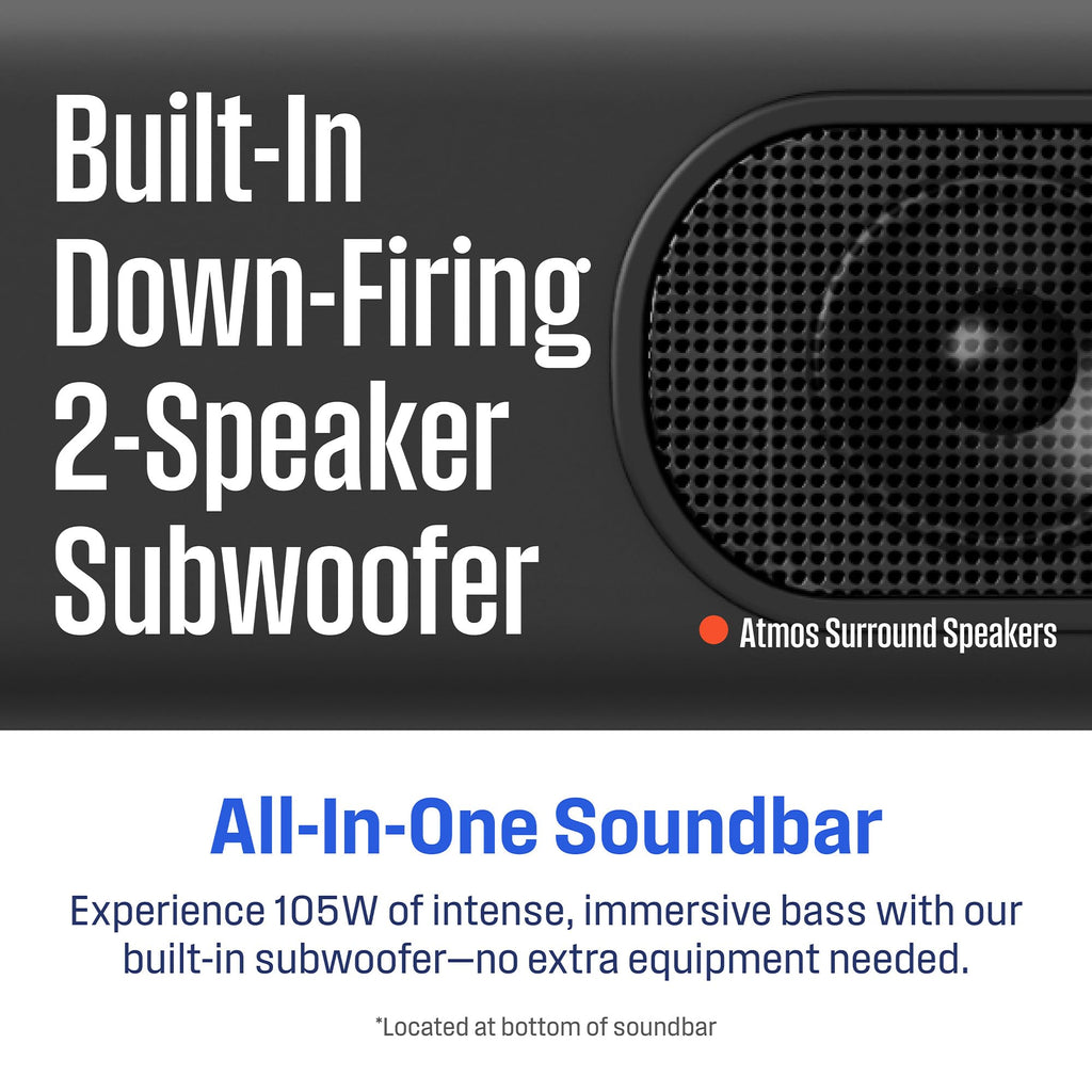 4K 50 Inch TV and 3.1.2 Sound Bar M109