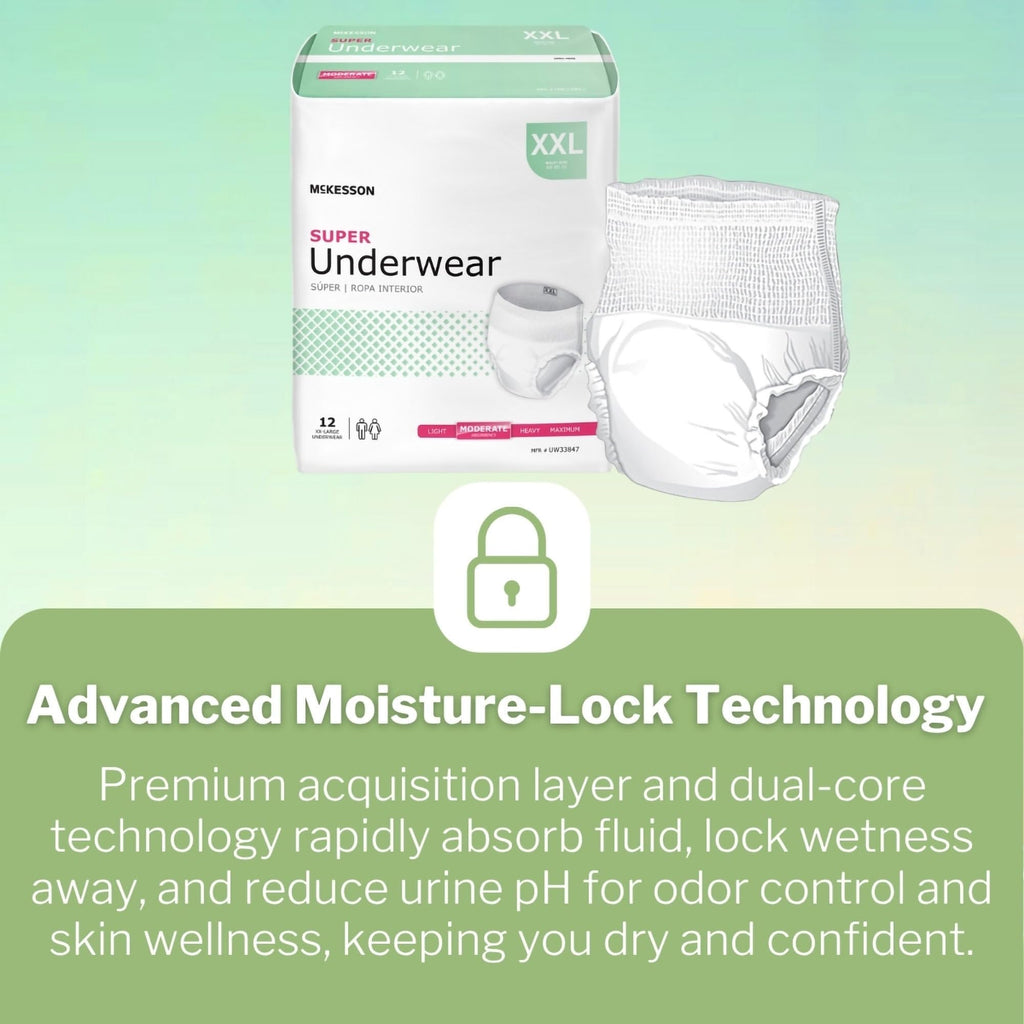 Adult Incontinence Underwear XXL 12 ct L45451