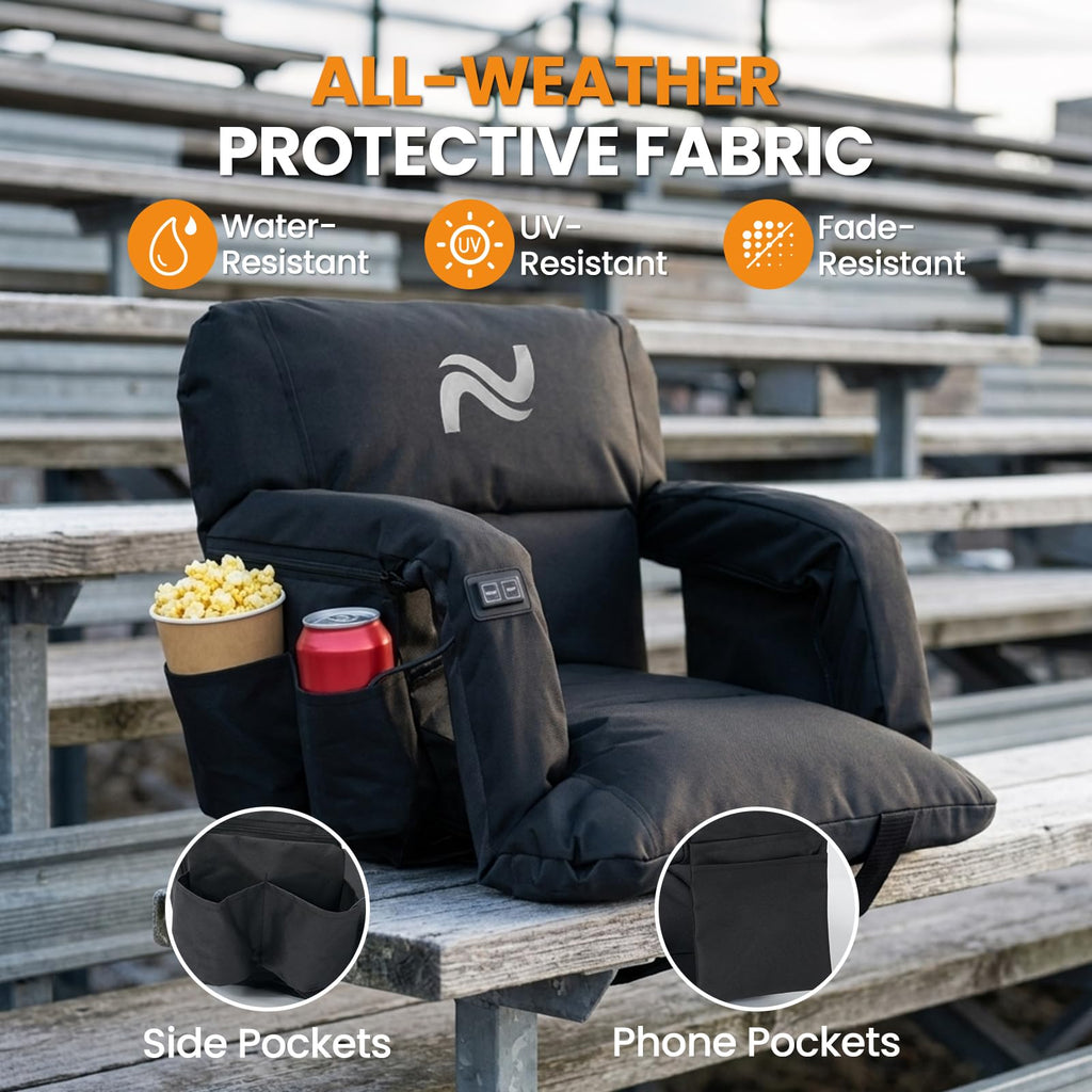 2 Pack Extra Thick Heated Stadium Seats M187790