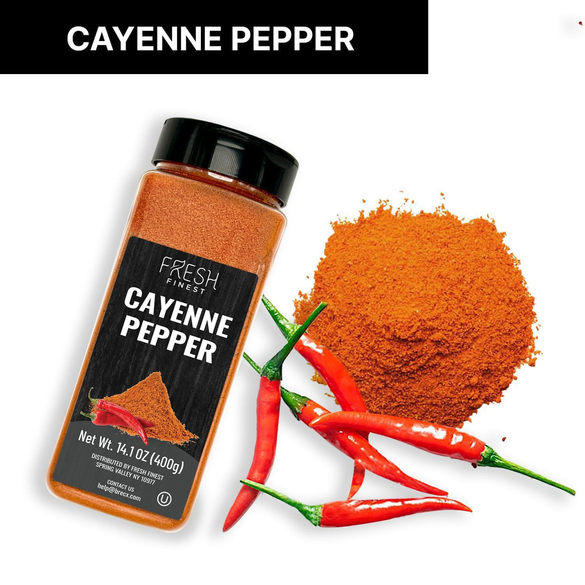 Cayenne Pepper Powder 14.1 oz Red Pepper Spice K5230
