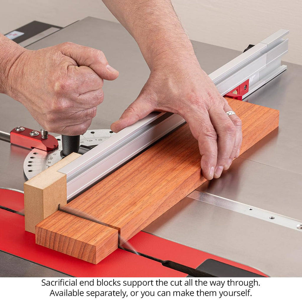 Universal Table Saw Miter Gauge with Extendable Fence A135