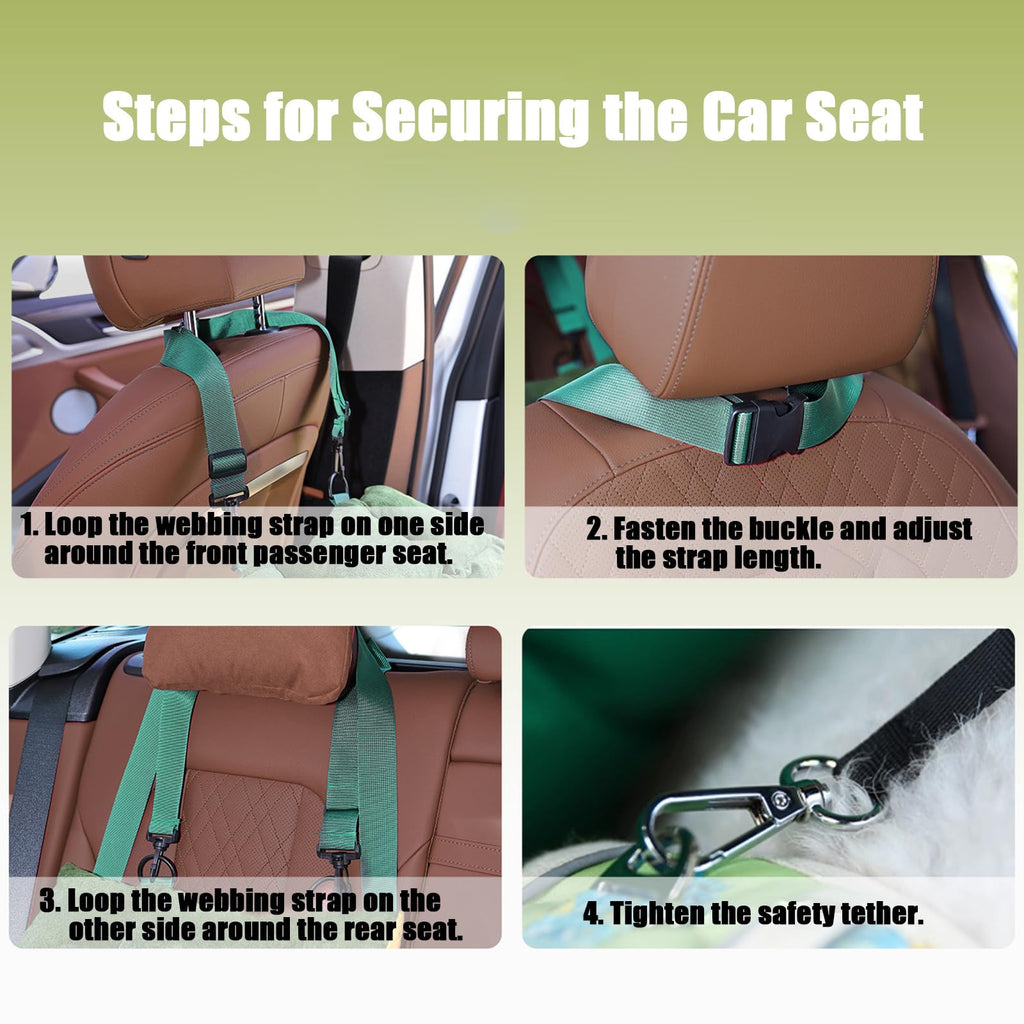 2-in-1 Dog Car Seat for Small Dogs M859