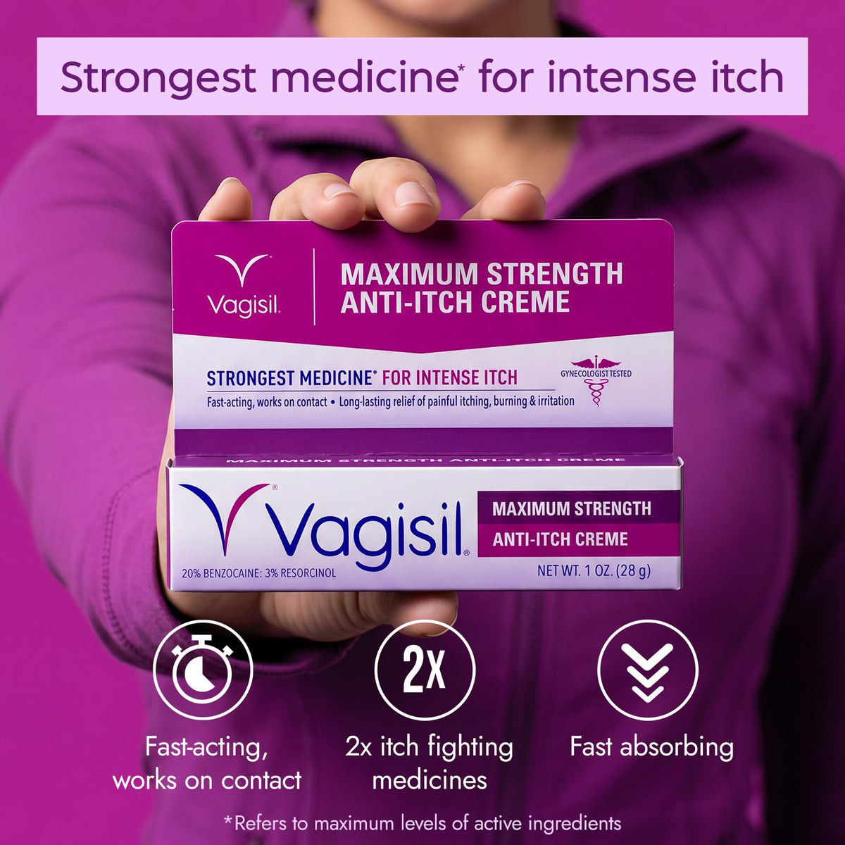 Feminine Cream with Benzocaine 1 oz D551