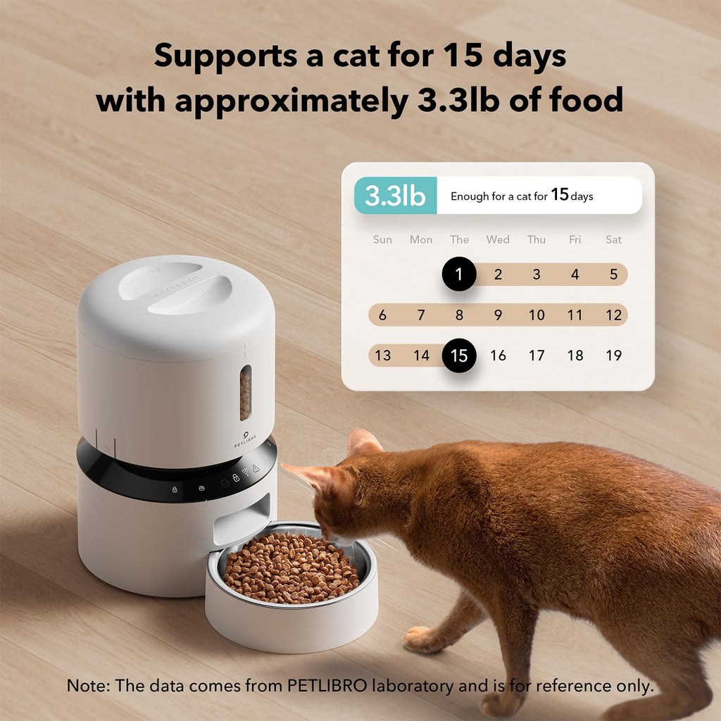 Automatic Cat Feeder 5G WiFi 3L White I7041