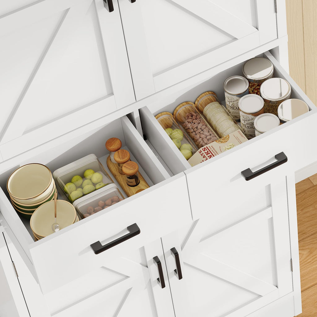 Pantry Cabinet with Barn Doors I5464