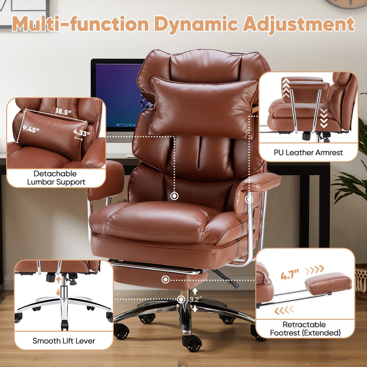 Executive Ergonomic Office Chair I316