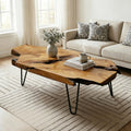 Live Edge Natural Wood Coffee Table S3777