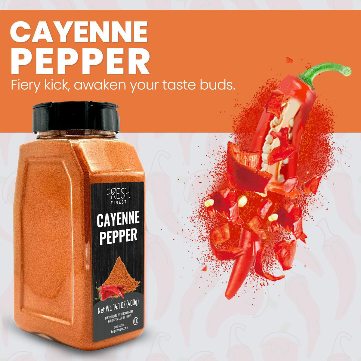 Cayenne Pepper Powder 14.1 oz Red Pepper Spice K5230