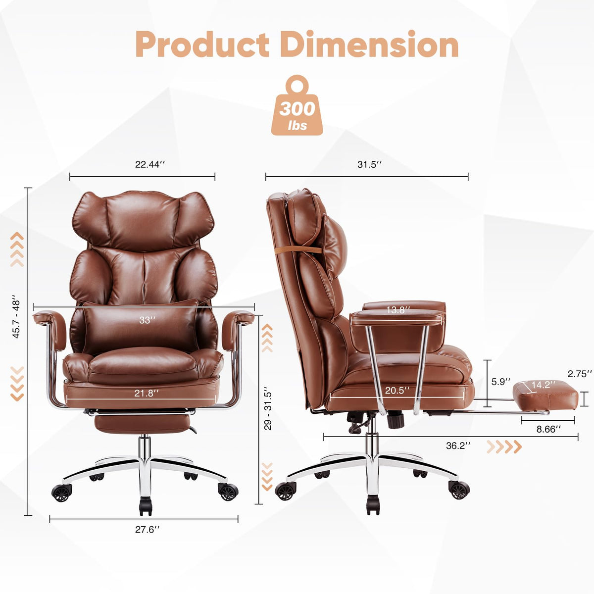 Executive Ergonomic Office Chair I316