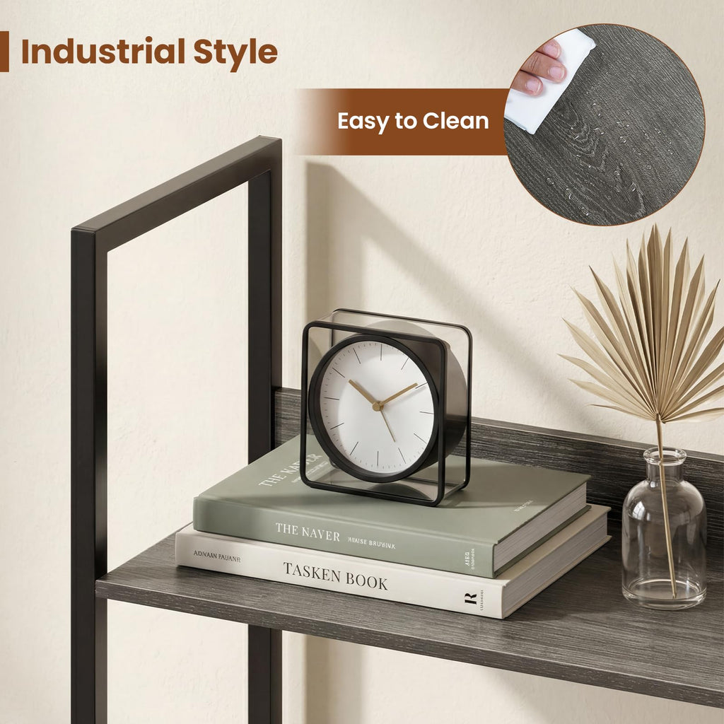 5-Tier Wooden Bookshelf Set of 2 Y9229